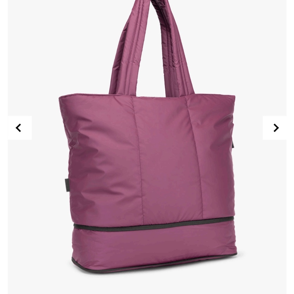 Calpak Luka Expandable Laptop Tote in Plum